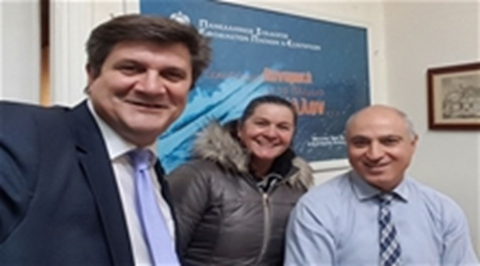 Ο ΥΠΟΨΗΦΙΟΣ ΕΥΡΩΒΟΥΛΕΥΤΗΣ Γ. ΞΗΡΑΔΑΚΗΣ ΣΤΗ ΣΥΝΕΔΡΙΑΣΗ ΤΟΥ ΔΣ ΤΟΥ ΠΣΕΠΕ